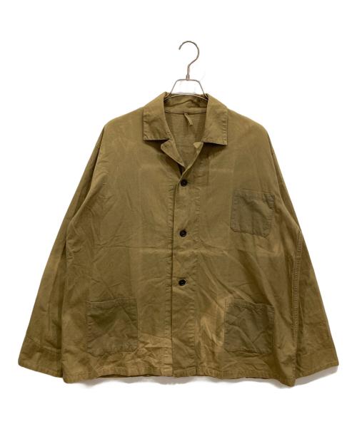 DUTCH ARMY（オランダ軍）Dutch Army (オランダ軍) 50’ｓコットンリネンカバーオール カーキ サイズ:58の古着・服飾アイテム
