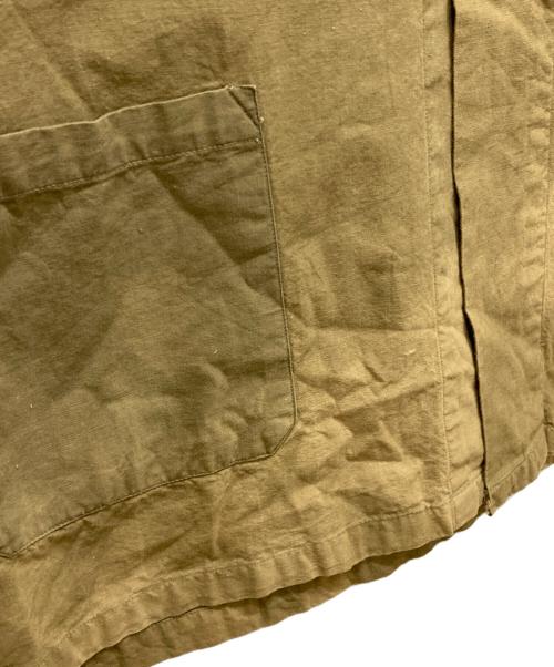 DUTCH ARMY（オランダ軍）Dutch Army (オランダ軍) 50’ｓコットンリネンカバーオール カーキ サイズ:58の古着・服飾アイテム