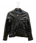 URBAN RESEARCH（アーバンリサーチ）の古着「シングルレザージャケット」｜ブラック