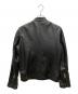 URBAN RESEARCH (アーバンリサーチ) シングルレザージャケット ブラック サイズ:38：5000円