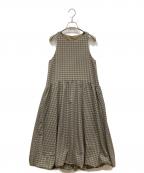 UNGRIDアングリッド）の古着「バルーンボリュームワンピース」｜ブラウン