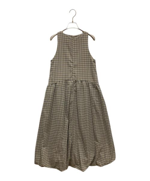 UNGRID（アングリッド）Ungrid (アングリッド) バルーンボリュームワンピース ブラウン サイズ:free 未使用品の古着・服飾アイテム