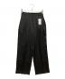 SLOBE IENA（スローブ イエナ）の古着「サテンタックパンツ」｜ブラック