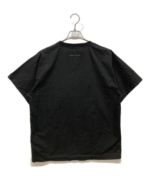 MM6 Maison Margiela（エムエムシックスメゾンマルジェラ）MM6 Maison Margiela (エムエムシックスメゾンマルジェラ) ロゴカットソー ブラック サイズ:Ⅿの古着・服飾アイテム