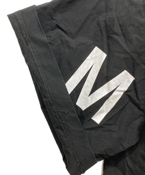 MM6 Maison Margiela（エムエムシックスメゾンマルジェラ）MM6 Maison Margiela (エムエムシックスメゾンマルジェラ) ロゴカットソー ブラック サイズ:Ⅿの古着・服飾アイテム