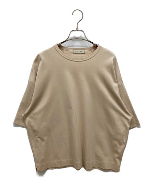 ebure（エブール）EBURE (エブール) Ron Herman (ロンハーマン) Supima Cotton Oversize Tee ベージュ サイズ:Ⅿの古着・服飾アイテム