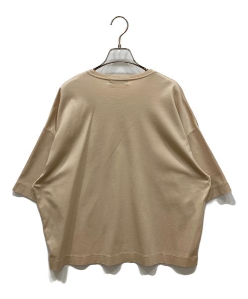 ebure（エブール）EBURE (エブール) Ron Herman (ロンハーマン) Supima Cotton Oversize Tee ベージュ サイズ:Ⅿの古着・服飾アイテム
