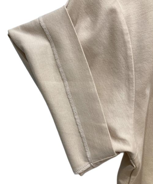 ebure（エブール）EBURE (エブール) Ron Herman (ロンハーマン) Supima Cotton Oversize Tee ベージュ サイズ:Ⅿの古着・服飾アイテム