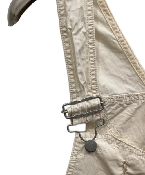 BEAMS BOY（ビームスボーイ）BEAMS BOY (ビームスボーイ) タイプライター オーバーオール ベスト ホワイト サイズ:-の古着・服飾アイテム