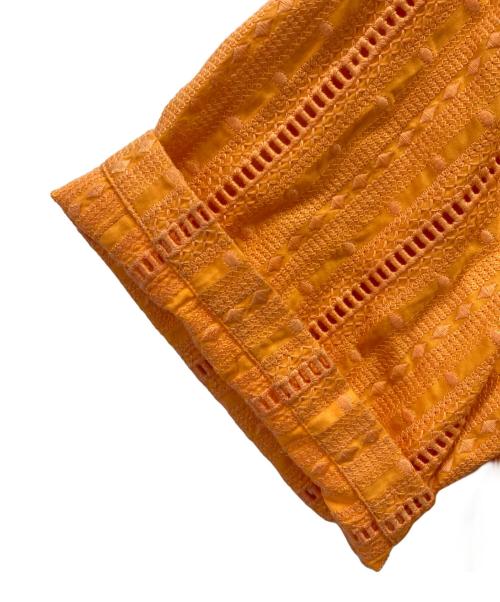 Schott（ショット）Schott (ショット) CR SHIRT EMBROIDERY オレンジ サイズ:2XLの古着・服飾アイテム