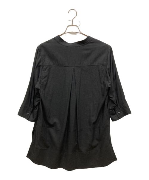 SUMI STYLE（スミ スタイル）SUMI STYLE (スミ スタイル) 麻混チュニックシャツ ブラック サイズ:freeの古着・服飾アイテム