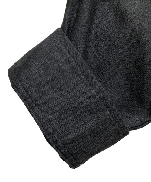 SUMI STYLE（スミ スタイル）SUMI STYLE (スミ スタイル) 麻混チュニックシャツ ブラック サイズ:freeの古着・服飾アイテム