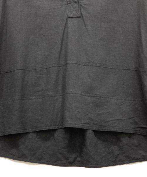 SUMI STYLE（スミ スタイル）SUMI STYLE (スミ スタイル) 麻混チュニックシャツ ブラック サイズ:freeの古着・服飾アイテム