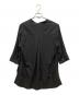 SUMI STYLE (スミ スタイル) 麻混チュニックシャツ ブラック サイズ:free：3000円