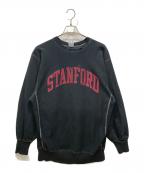 Champion REVERSE WEAVEチャンピオン リバース ウィーブ）の古着「90’ｓ後染めクルーネックスウェット」｜ブラック