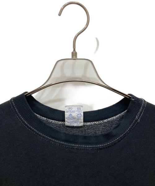 Champion REVERSE WEAVE（チャンピオン リバース ウィーブ）Champion REVERSE WEAVE (チャンピオン リバース ウィーブ) 90’ｓ後染めクルーネックスウェット ブラック サイズ:XXLの古着・服飾アイテム
