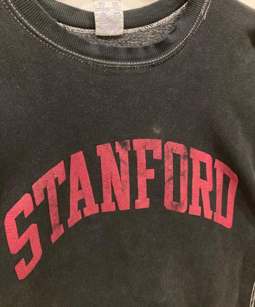 Champion REVERSE WEAVE（チャンピオン リバース ウィーブ）Champion REVERSE WEAVE (チャンピオン リバース ウィーブ) 90’ｓ後染めクルーネックスウェット ブラック サイズ:XXLの古着・服飾アイテム