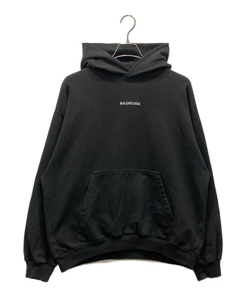 BALENCIAGA（バレンシアガ）BALENCIAGA (バレンシアガ) 23AW Back Hoodie ブラック サイズ:Sの古着・服飾アイテム