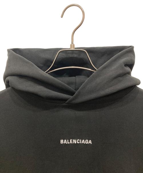 BALENCIAGA（バレンシアガ）BALENCIAGA (バレンシアガ) 23AW Back Hoodie ブラック サイズ:Sの古着・服飾アイテム