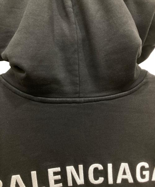 BALENCIAGA（バレンシアガ）BALENCIAGA (バレンシアガ) 23AW Back Hoodie ブラック サイズ:Sの古着・服飾アイテム