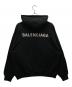 BALENCIAGA (バレンシアガ) 23AW Back Hoodie ブラック サイズ:S：48000円