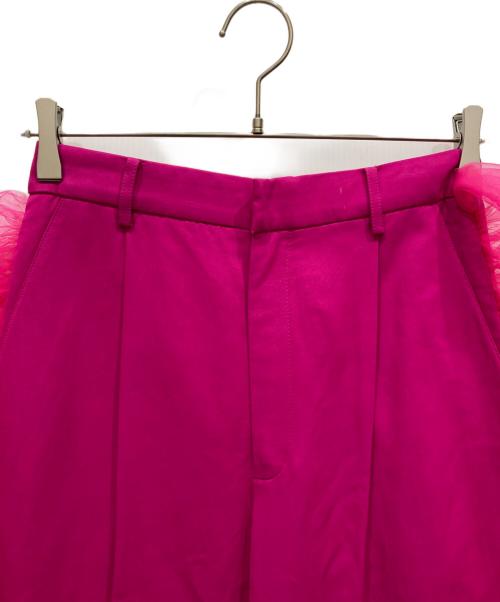 VIVIANO（ヴィヴィアーノ）VIVIANO (ヴィヴィアーノ) ラッフルトラウザーパンツ ピンク サイズ:なしの古着・服飾アイテム