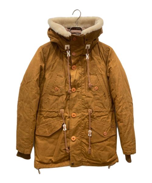 Snow peak（スノーピーク）snow peak (スノーピーク) Waxed Down Jacket ブラウン サイズ:SIZE XSの古着・服飾アイテム