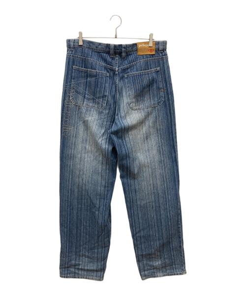 pellepelle（ペレペレ）pellepelle (ペレペレ) 90’ｓバギーデニムパンツ ブルー サイズ: W36×L34の古着・服飾アイテム