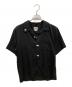 HOUSTON（ヒューストン）の古着「BOWLING SHIRT」｜ブラック