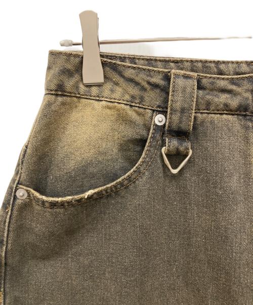 WISH FOREVER（ウィッシュフォーエバー）WISH FOREVER (ウィッシュフォーエバー) ウォッシュデニムパンツ ブラウン サイズ:SIZE Sの古着・服飾アイテム
