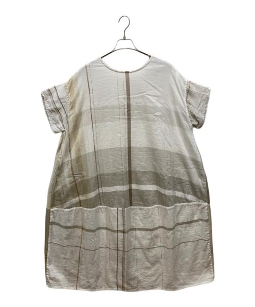 tamaki niime（タマキ ニイメ）tamaki niime (タマキ ニイメ) コットンワンピース ホワイト サイズ:-の古着・服飾アイテム