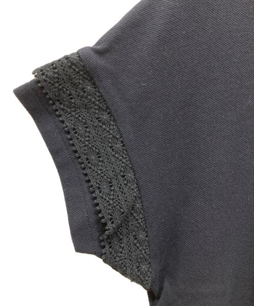 FRED PERRY（フレッドペリー）FRED PERRY (フレッドペリー) レーススリーブTシャツ ネイビー サイズ:38の古着・服飾アイテム