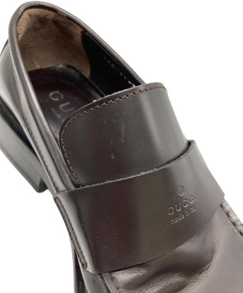 GUCCI（グッチ）GUCCI (グッチ) ローファー ブラウン サイズ:41Eの古着・服飾アイテム