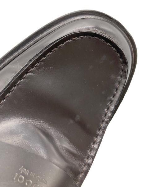 GUCCI（グッチ）GUCCI (グッチ) ローファー ブラウン サイズ:41Eの古着・服飾アイテム