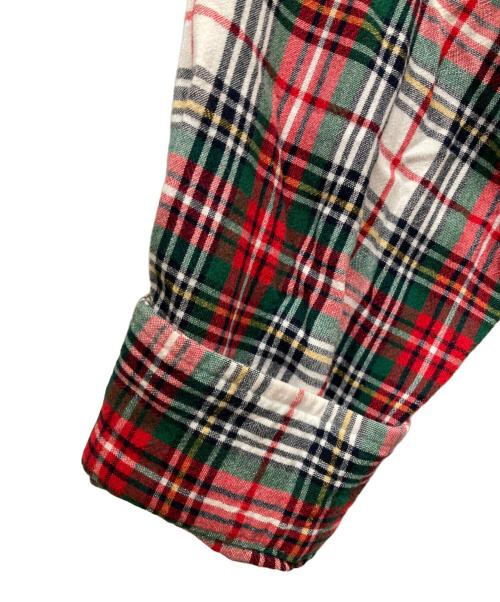 RALPH LAUREN（ラルフローレン）RALPH LAUREN (ラルフローレン) レーヨンチェックシャツ レッド サイズ:XLの古着・服飾アイテム