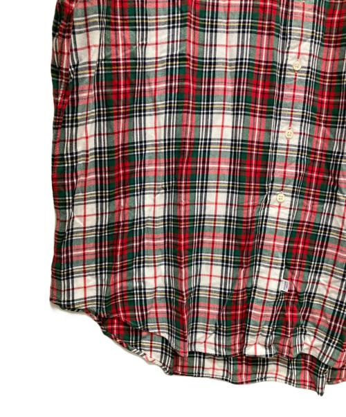 RALPH LAUREN（ラルフローレン）RALPH LAUREN (ラルフローレン) レーヨンチェックシャツ レッド サイズ:XLの古着・服飾アイテム