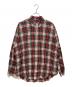 RALPH LAUREN（ラルフローレン）の古着「レーヨンチェックシャツ」｜レッド