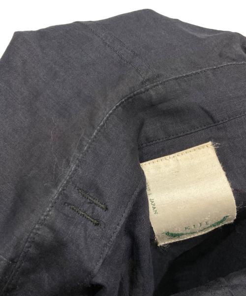 KIJI（キジ）KIJI (キジ) RAMIE SALVAGE PARKA ネイビー サイズ:SIZE 4の古着・服飾アイテム