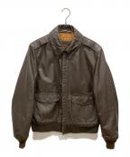 FLIGHT APPALEL INDUSTRIESフライトアパレルインダストリーズ）の古着「TYPE A-2レザーフライトジャケット」｜ブラウン
