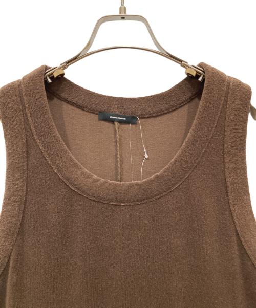 JOURNAL STANDARD（ジャーナルスタンダード）JOURNAL STANDARD (ジャーナルスタンダード) パイルラインノースリーブワンピース ブラウン サイズ:free 未使用品の古着・服飾アイテム