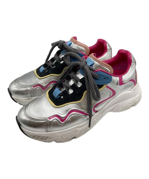 MAIMAI（マイマイ）MAIMAI (マイマイ) ボリュームスニーカー グレー×ピンク サイズ:SIZE 37の古着・服飾アイテム