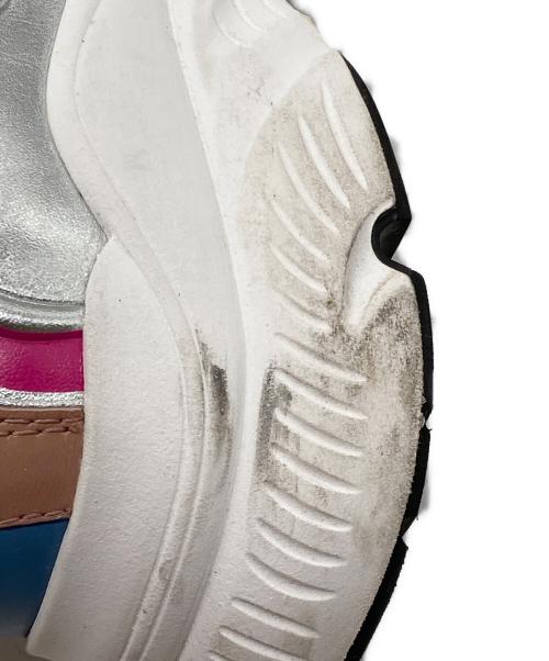 MAIMAI（マイマイ）MAIMAI (マイマイ) ボリュームスニーカー グレー×ピンク サイズ:SIZE 37の古着・服飾アイテム