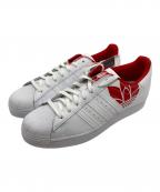 adidasアディダス）の古着「Superstar Scarlet Red Trefoil」｜ホワイト×レッド