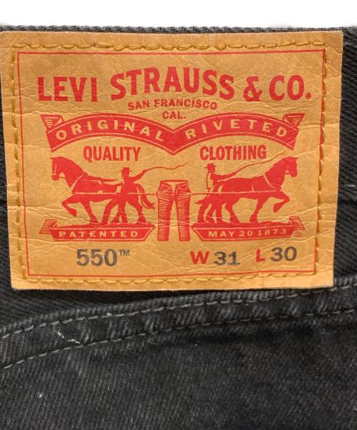 LEVI'S（リーバイス）LEVI'S (リーバイス) 550 Relaxed Fit ブラックデニムパンツ ブラック サイズ:SIZE W31×L30の古着・服飾アイテム