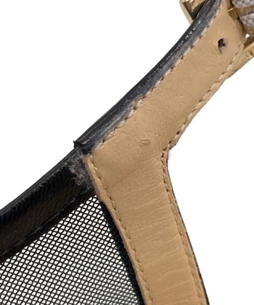 FABIO RUSCONI（ファビオルスコーニ）FABIO RUSCONI (ファビオルスコーニ) レザーバックルパンプス ブラック サイズ:39の古着・服飾アイテム