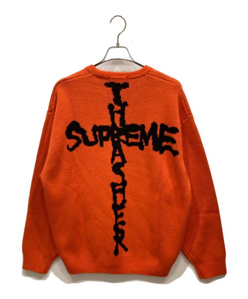 SUPREME（シュプリーム）Supreme (シュプリーム) THRASHER (スラッシャー) Sweater オレンジ サイズ:Ⅼの古着・服飾アイテム