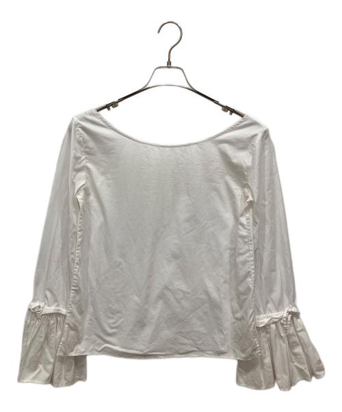 merlette（マーレット）merlette (マーレット) ボリュームスリーブブラウス ホワイト サイズ:SIZE Freeの古着・服飾アイテム