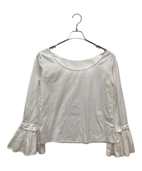 merlette（マーレット）merlette (マーレット) ボリュームスリーブブラウス ホワイト サイズ:SIZE Freeの古着・服飾アイテム