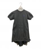 NIKE×sacaiナイキ×サカイ）の古着「異素材ドッキングスウェットワンピース」｜グレー
