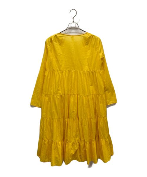 merlette（マーレット）merlette (マーレット) ティアードワンピース イエロー サイズ:SIZE Freeの古着・服飾アイテム